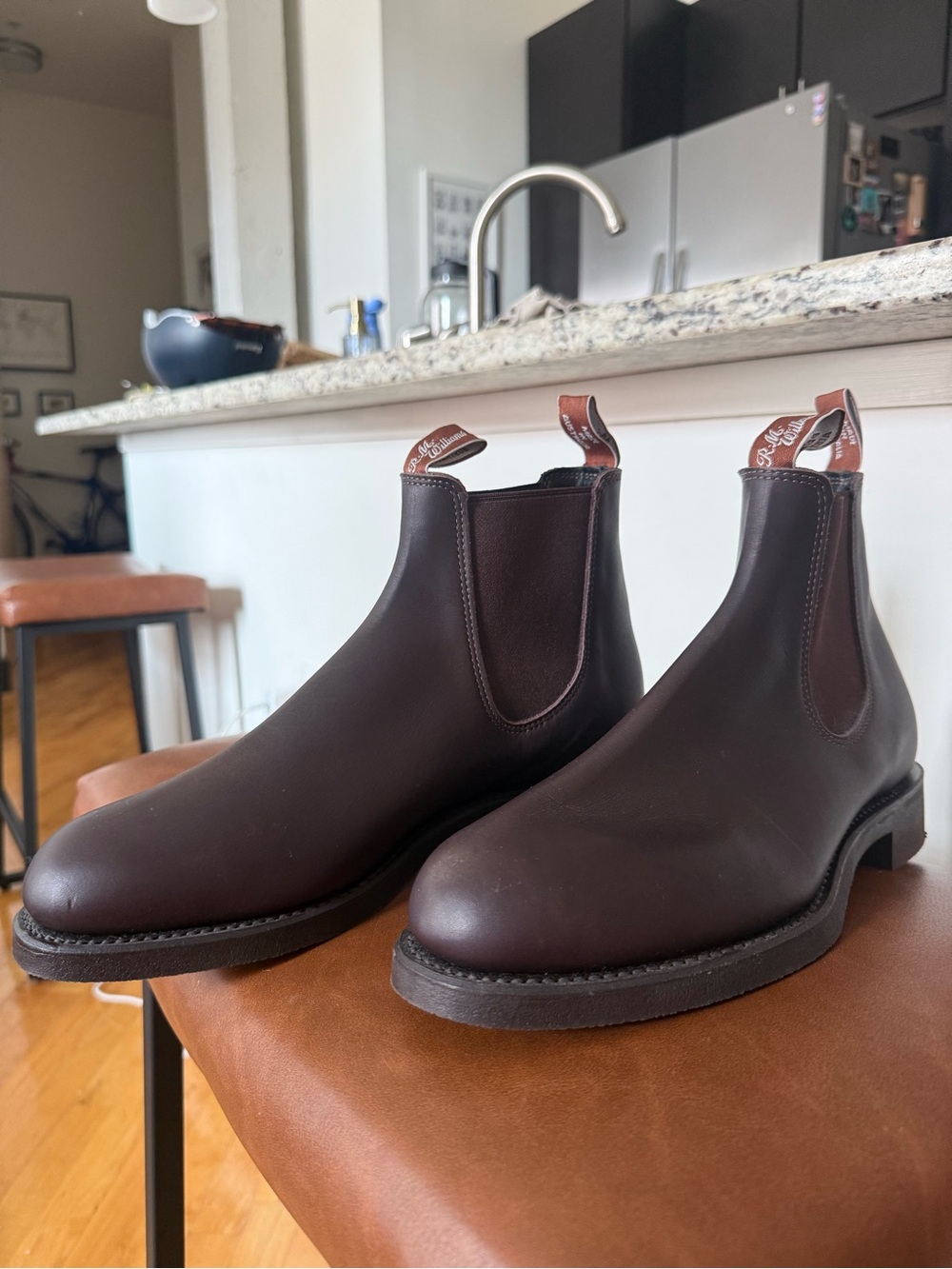 R.M. Williams Men's Boots in Dark Brown